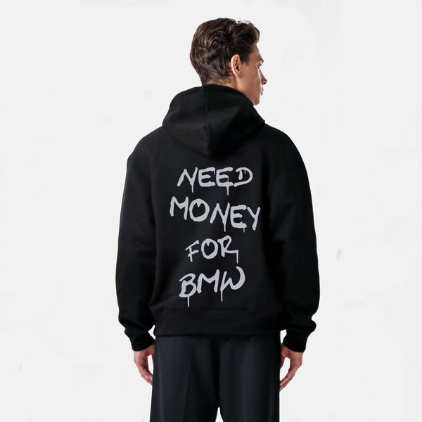 Sweat need money for BMW noir de dos