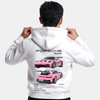 Sweat porsche GT3 RS 911 992 Blanc de dos