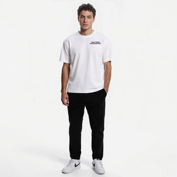 T-shirt F1 Ferrari Charle Leclerc blanc de dos