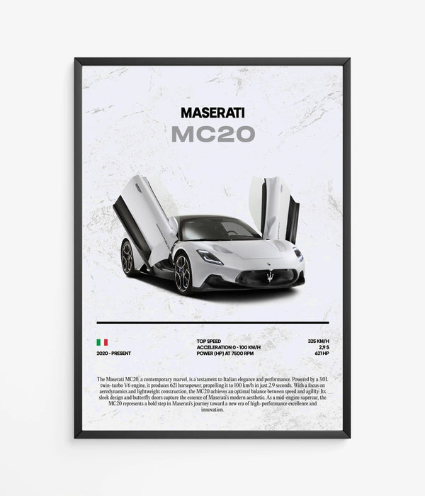 Maserati MC20 Poster