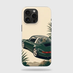 Tropical Porsche 911 iPhone Case