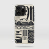 Coque iPhone Porsche Turbo Tourismo Clothing, design automobile premium inspire des archives de la marque.
