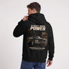 Sweat Chevrolet Chevelle SS 396 Street-Born Power noir porté de dos