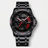 Lamborghini SV watch front view, 3D spinning wheel dial
