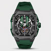V12 Engine Watch, green engine