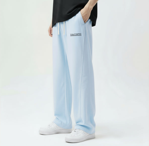 Pantalon de jogging Tourismo Paddock rose 400gsm, vue de dos.