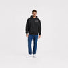 Sweat Chevrolet Chevelle Ss 396 Street Born Power noir vu de face en plan large avec logo Tourismo