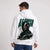 Sweat F1 Fernando Alonso Signature blanc à capuche, pilote et monoplace vus de dos