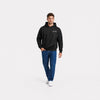 Sweat Maserati 250F Scuderia Elegance noir vu de face en plan large avec logo Tourismo