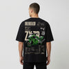 T-shirt Grid Brutalism Kawasaki ZX-7R Tourismo Clothing, vue alternative.