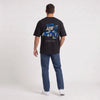 T-shirt Alpine A110 noir porté de dos en plan large
