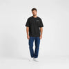T-shirt Bentley Blower The Art Of Adventure noir vu de face en plan large avec logo Tourismo