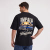 T-shirt Chevrolet Impala 1964 Built for the Boulevard noir porté de dos