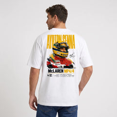 F1 Ayrton Senna Signature T-shirt