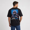 T-shirt F1 Franco Colapinto noir vu de dos avec design Signature Alpine A526