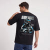 T-shirt F1 George Russell Signature noir, pilote et monoplace vus de dos