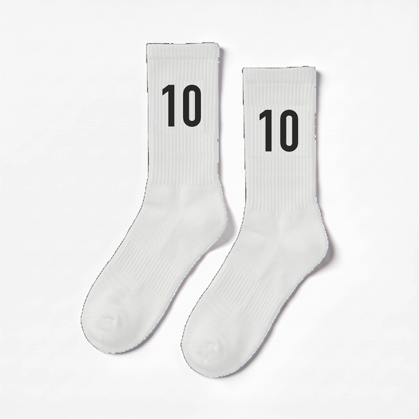 Pierre Gasly 10 Socks, white