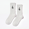Lando Norris 4 Socks, white
