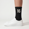 Charles Leclerc 16 Socks, black