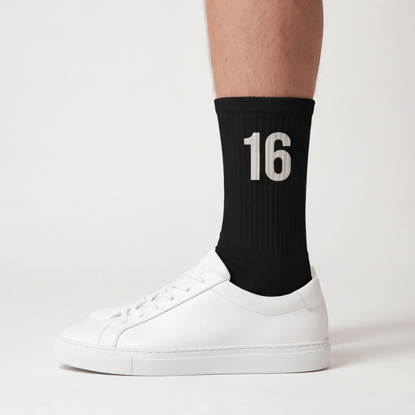 Charles Leclerc 16 Socks, black