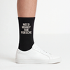 Need Money For Porsche Socks, black