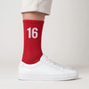 Charles Leclerc 16 Socks, racing red
