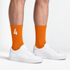 Lando Norris 4 Socks, orange