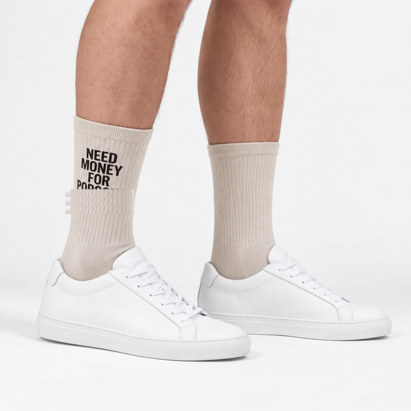 Need Money For Porsche Socks, ecru