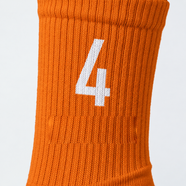 Lando Norris 4 Socks, orange