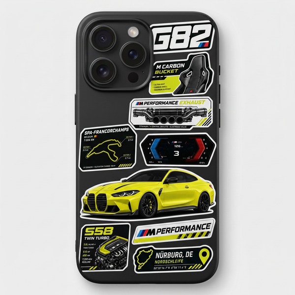 coque-iphone-bmw-m4-g82-performance-noire-sticker