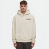 Homme en hoodie beige TOURISMO, vu de face, mains détendues, style épuré et élégant