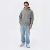Sweat à capuche gris clair TOURISMO, homme debout en pantalon bleu clair, fond blanc