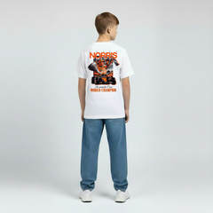 Lando Norris 2025 F1 World Champion Kids' T-shirt