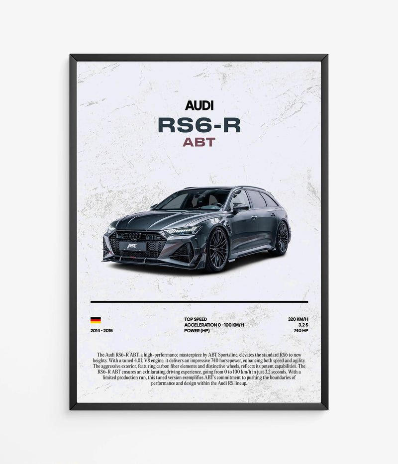 Audi RS6-R ABT Poster, view 2