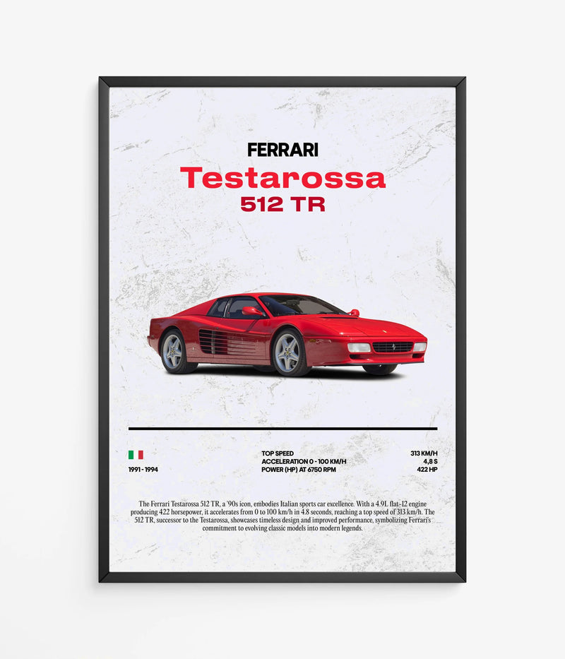 Ferrari Testarossa 512 TR Poster, view 2
