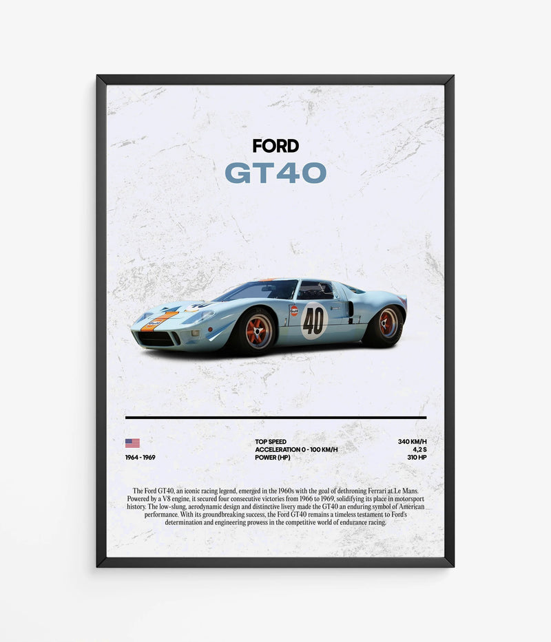 Ford GT40 Poster, view 2