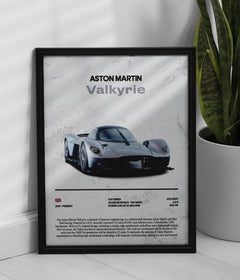 Aston Martin Valkyrie Poster