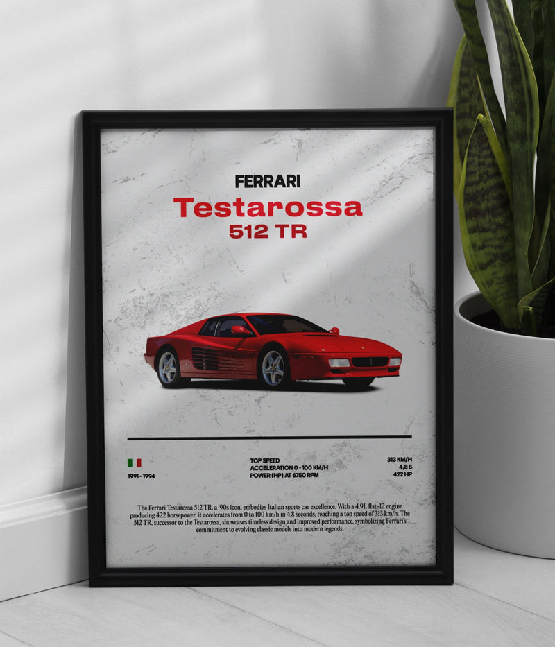 Ferrari Testarossa 512 TR Poster, view 1