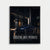Poster BMW M340i G20 Tourismo avec berline bleue de nuit et texte Executive Until Provoked