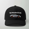 Casquette noire avec broderie Porsche 992 GT3 RS vue de face
