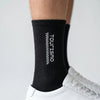 Tourismo Crew Socks black, close-up of the knitted design