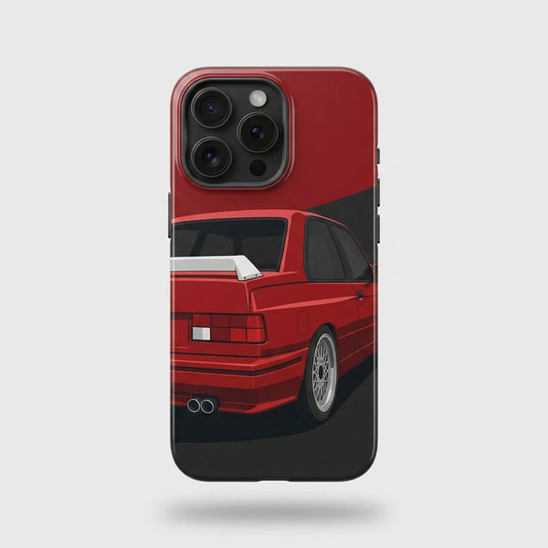 Coque iPhone BMW M3 E30 Tourismo Clothing, design automobile premium inspire du DTM.