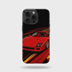 Ferrari F40 Art iPhone case