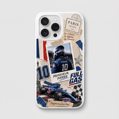 Pierre Gasly F1 iPhone case