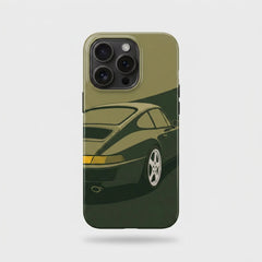 Green Porsche 911 iPhone Case