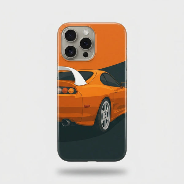 Coque iPhone Toyota Supra Tourismo Clothing, design automobile premium inspire de la culture JDM.