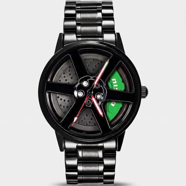 Nissan GT-R Watch, green caliper
