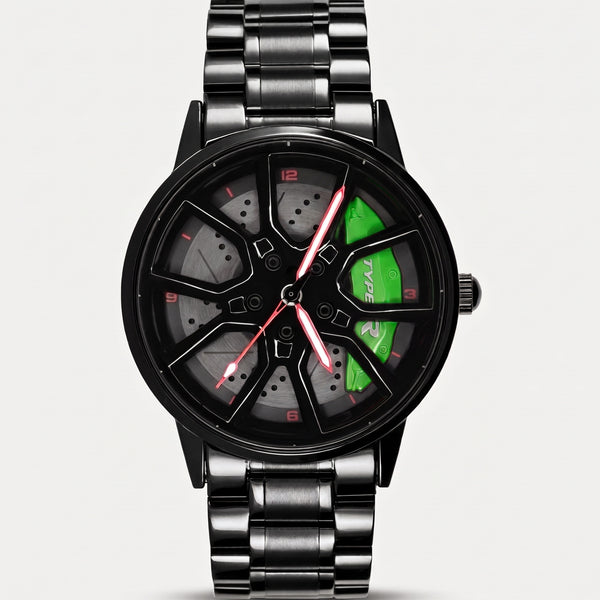Honda Type R Watch, green caliper