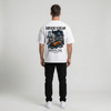 T-shirt Mazda RX-7 FD3S Shinjuku Scream blanc, zoom dos : flocage streetwear JDM premium, Tourismo Clothing