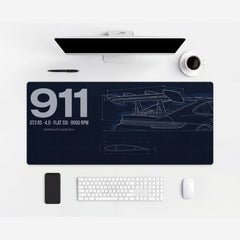 Porsche 911 GT3 RS Rear Wing Mouse Mat